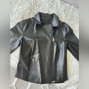 Armani Exchange Faux Leather Jacket